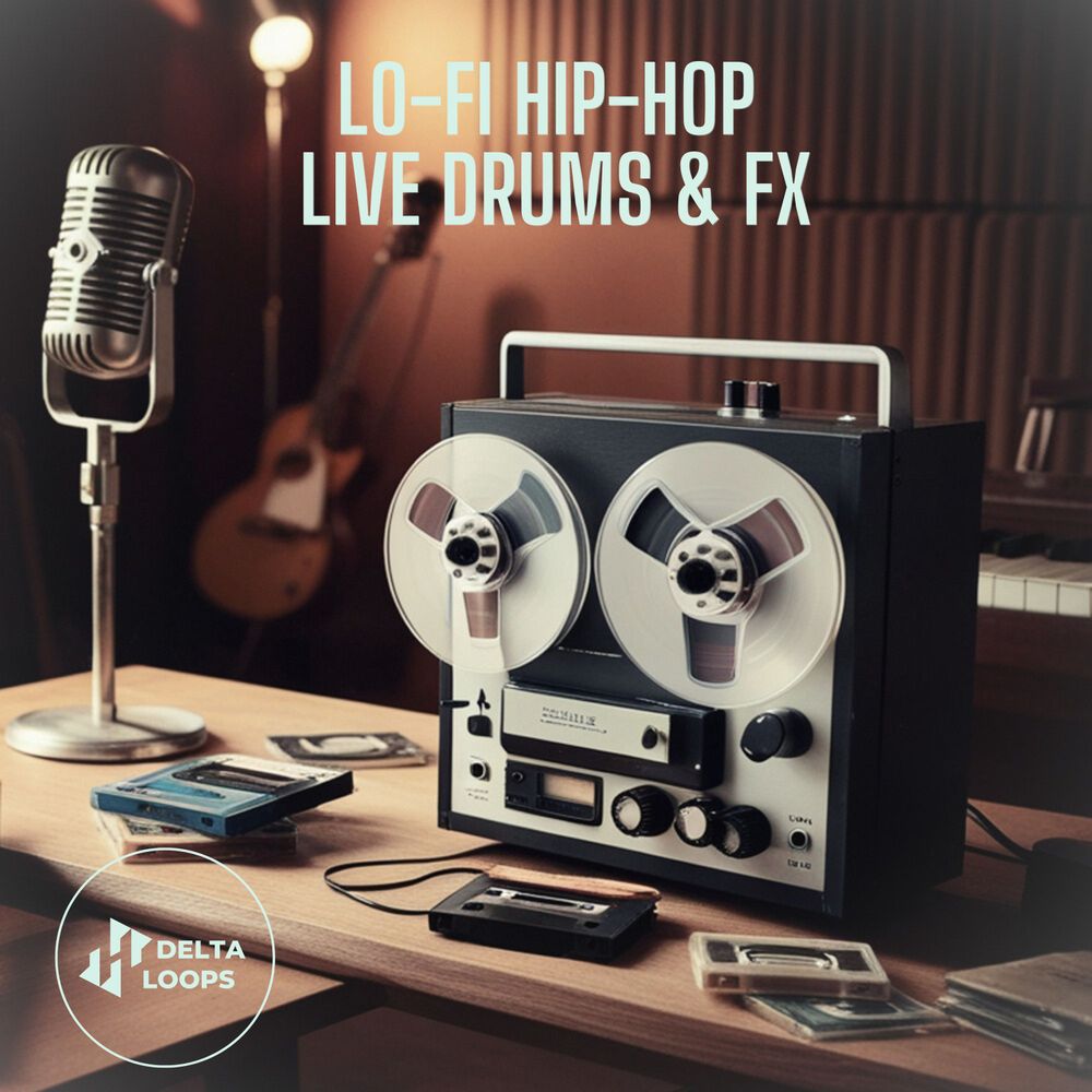 Arte de Lo-Fi Hip-Hop Live Drums & FX
