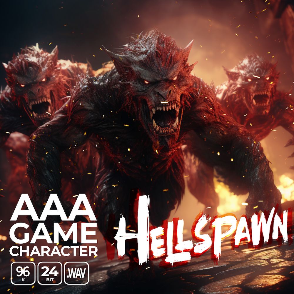 Arte de AAA Game Character Hellspawn