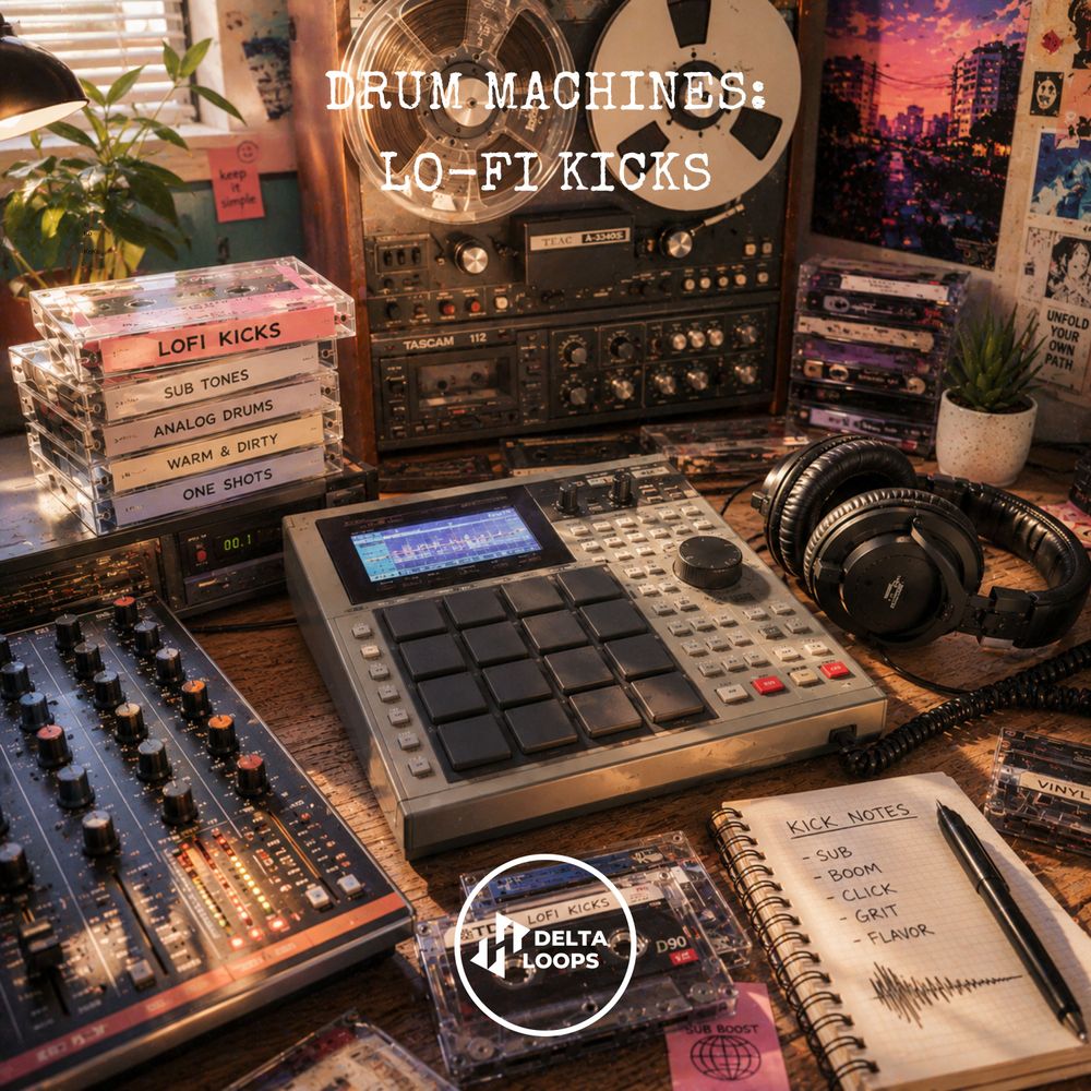 Arte de Drum Machines: Lo-Fi Kicks