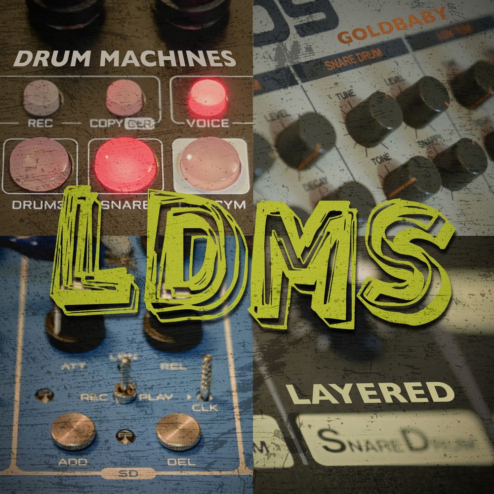 Arte de Layered Drum Machine Snares