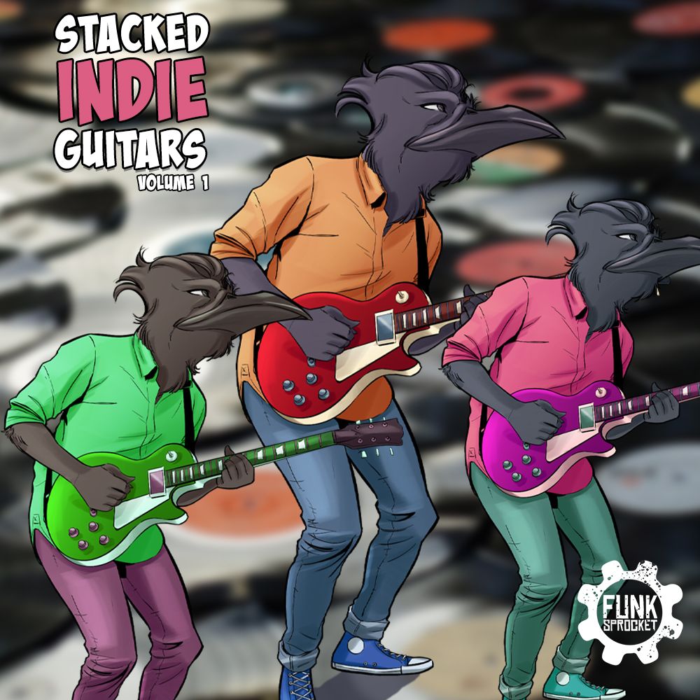 Pochette de Stacked Indie Guitars Vol 1.
