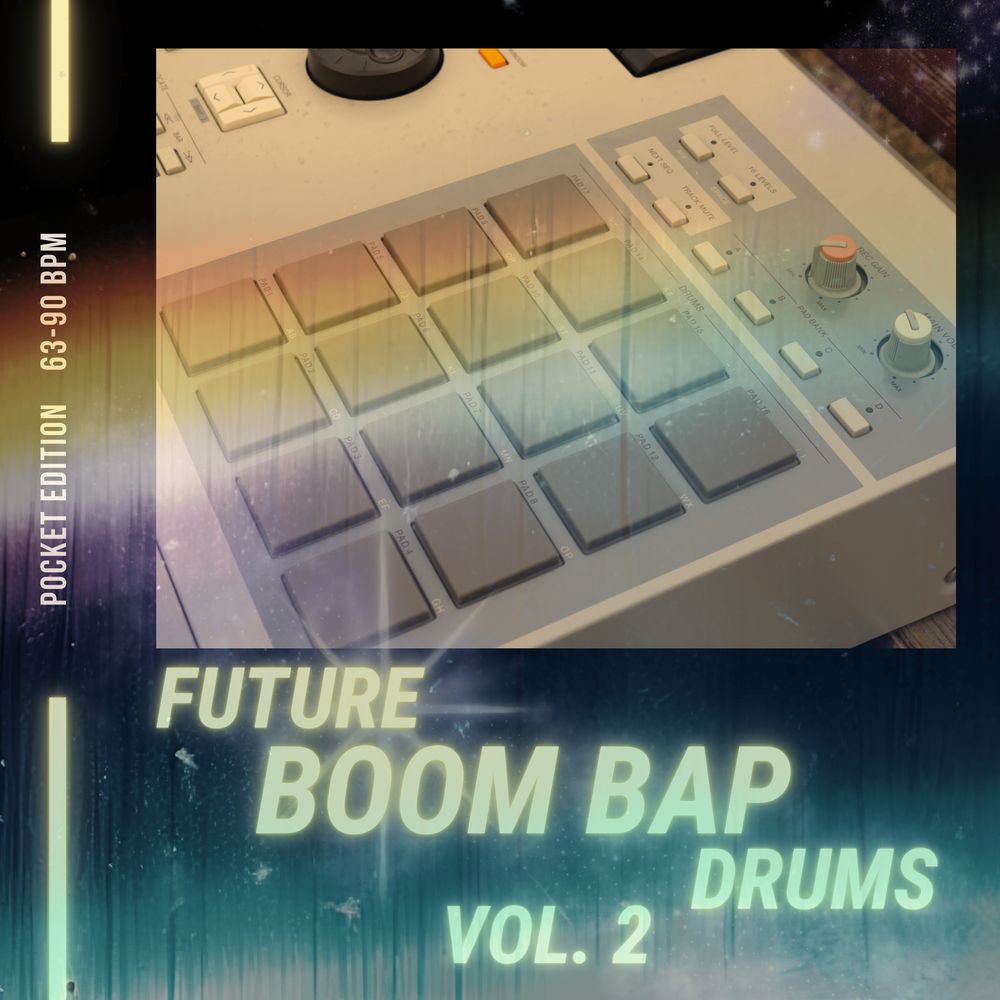 Artwork of Future Boom Bap Drums Vol. 2 - Pocket Edition (63-90 bpm)