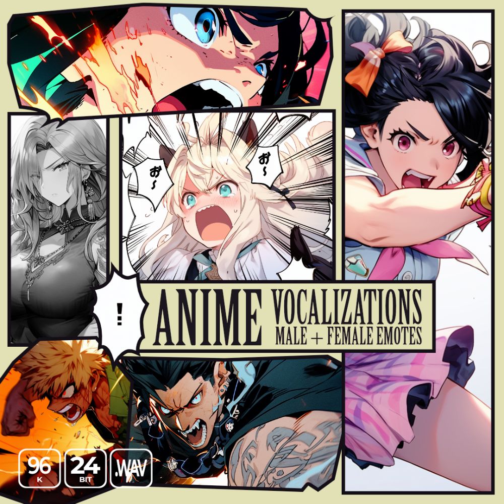 Arte de Anime Character Vocalizations