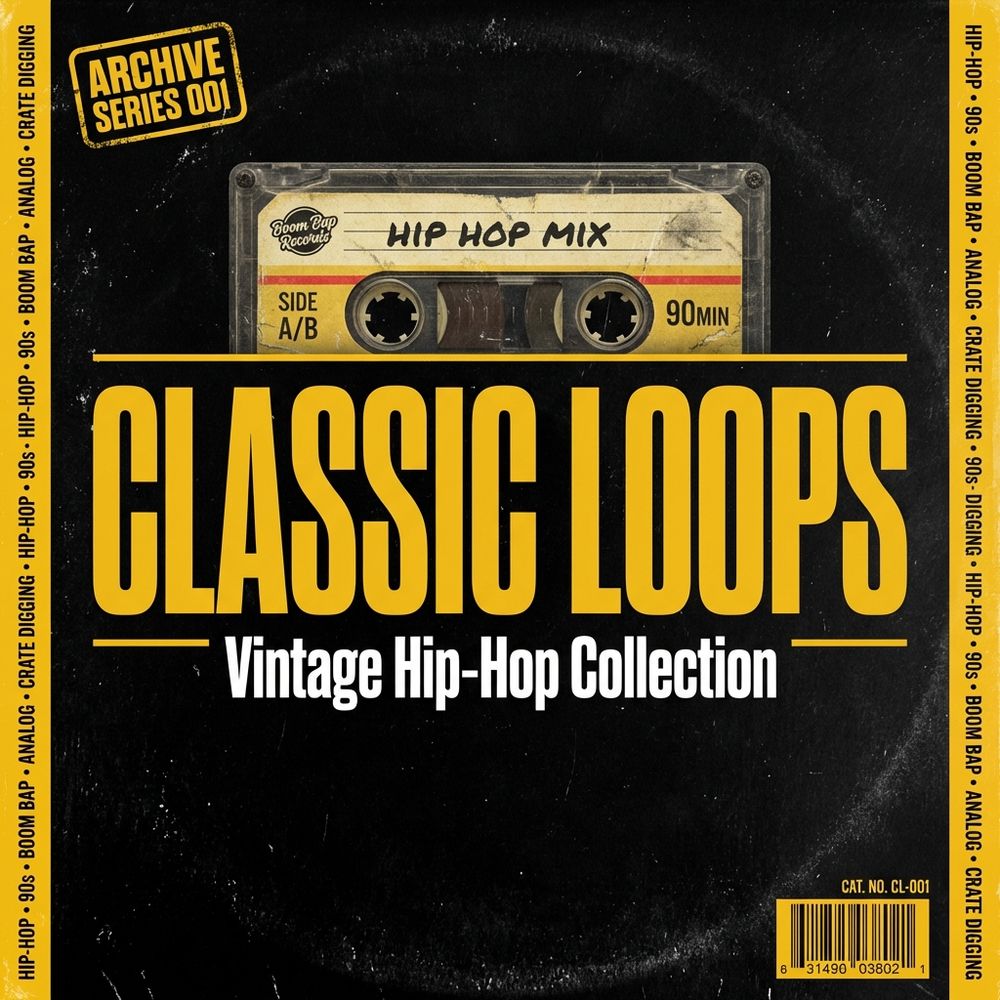 Arte de Classic Loops - Vintage Hip-Hop Library