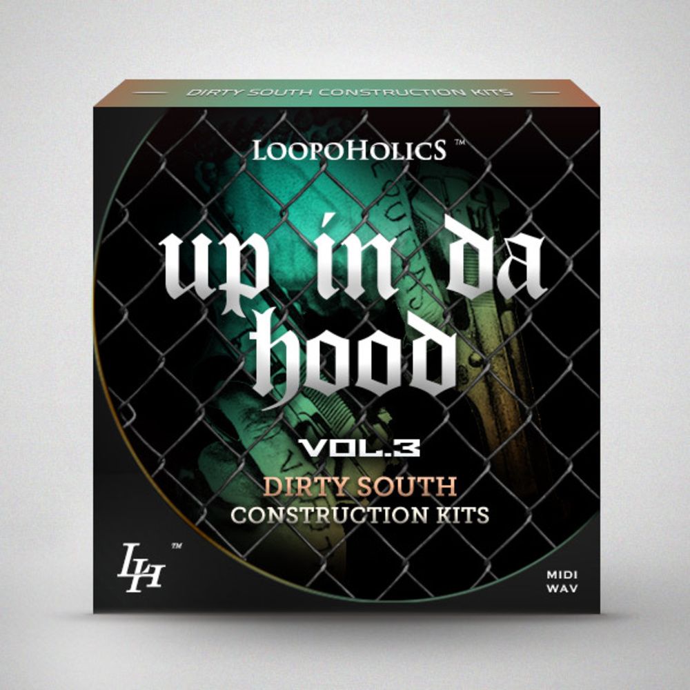 Arte de Up In Da Hood Vol 3: Dirty South Construction Kits