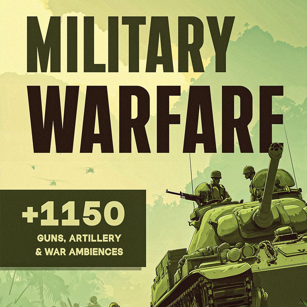 Pochette de Military Sound Effects - Guns, Explosions, Warfare & Vehicles