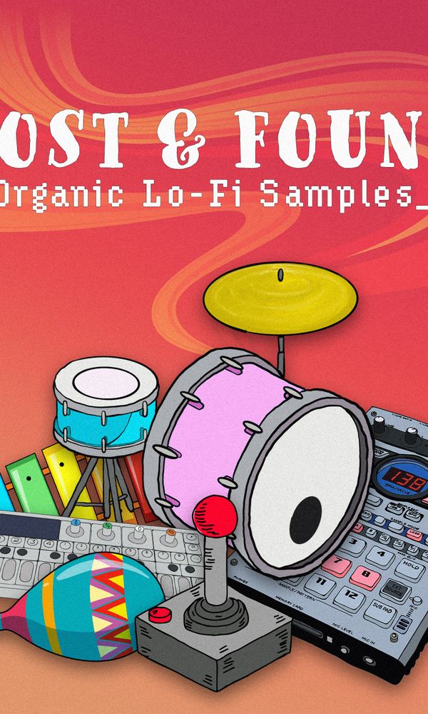 Artwork for Lost and Found Organic Lo-fi Samples