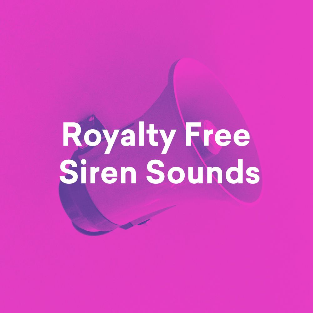 Royalty Free Siren Sounds Sound Effect Sample Pack LANDR Samples