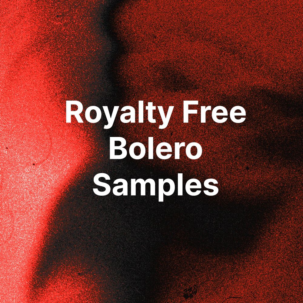 Pochette de Royalty Free Bolero Samples